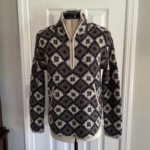 Madewell Pullover Quarter Zip Sweater